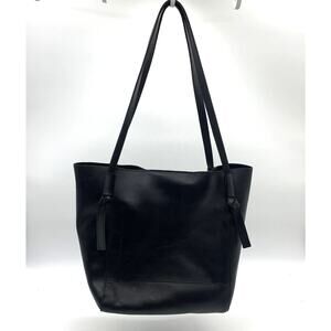 Madewell Womens Leather Tote Black Purse 14" Handbags